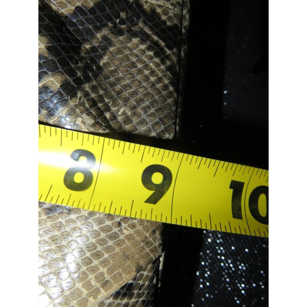 Coach Soho Embossed Exotic Leather Satchel Buckle Strap Snap Closure Carryall - Picture 13 of 13